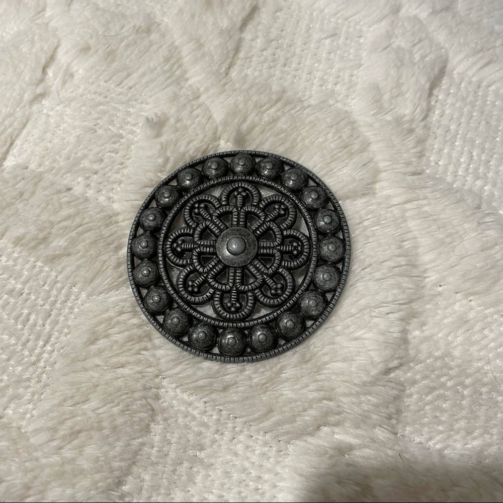 Circle Medallion Belt Buckle